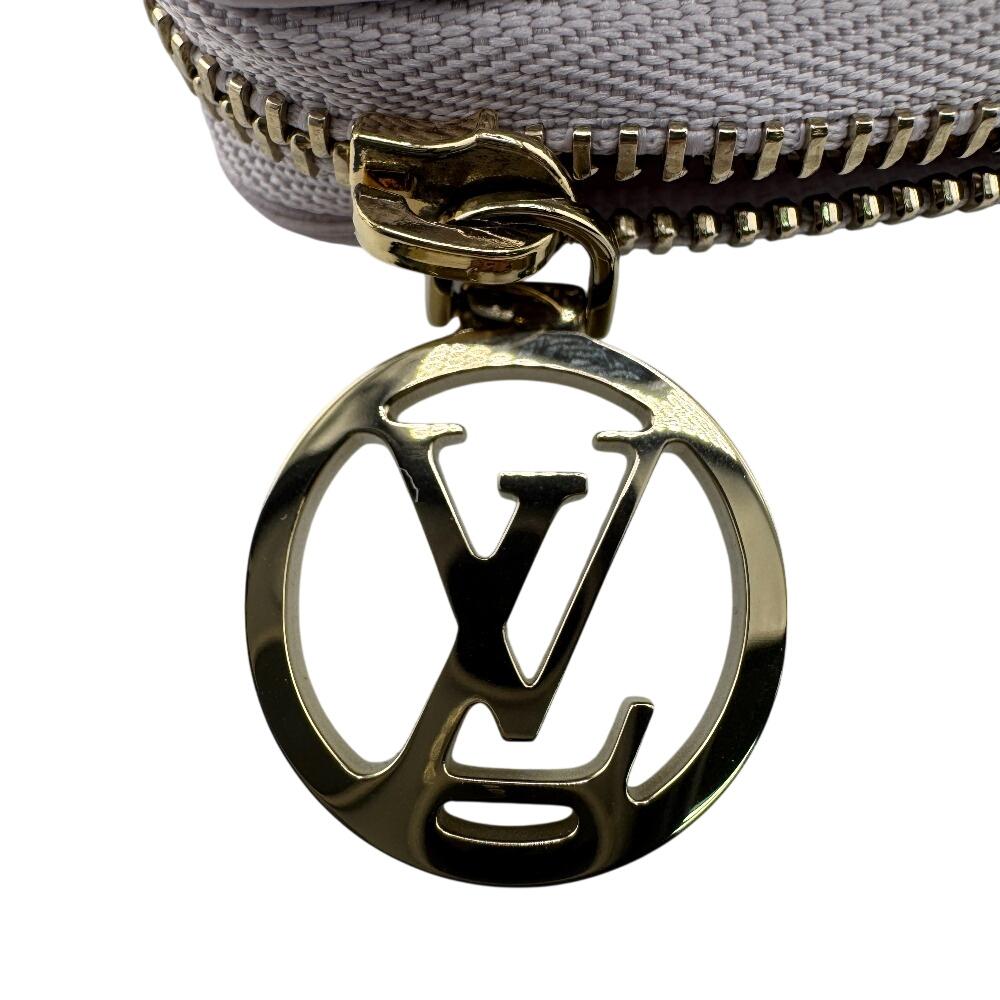 Louis Vuitton M25705 Compact Wallet Monogram Leather Portefeuille Lou Bifold Wallet Misty Lilac Leather Women Used