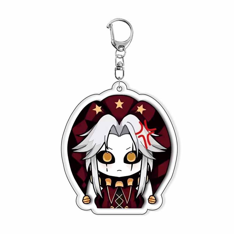 De Freak Circus Acryl Sleutelhanger Pierrot Harlekijn Nar Spel Rol Decoratie Accessoires Tas Hanger Cartoon Verjaardagscadeau
