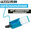 TRAVELOX Luggage Strap Luggage Strap Luggage Tag Luggage Lock Luggage Tag Blue