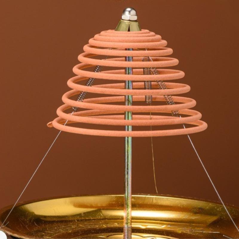 120 Disc Natural Coil Incense Rose Jasmine Osmanthus Sandalwood Ceramic Censer Home Indoor Toilet Deodorant Lasting Aromatherapy