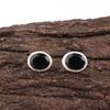 Black Onyx 925 Solid Sterling Silver Earrings, Handmade Gemstone Jewelry Earrings For Memorial Day