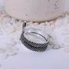 Adjustable Silver Cobra Snake Ring | Serpent Wrap Statement Ring | Gothic Bohemian Brass Jewelry | Unique Animal Gift