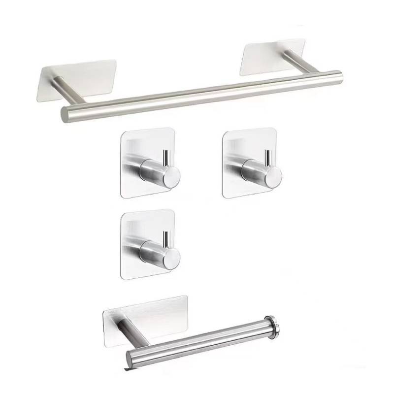 Stainless Steel Heavy Duty Adhesive Hook With Removable Design For Home Organization