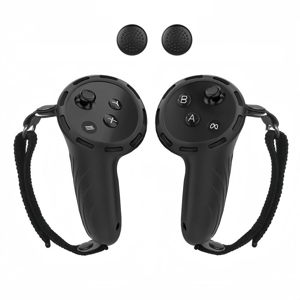 Silicone Case Set for Meta Quest 3S VR Headset, Controllers Protective Cover