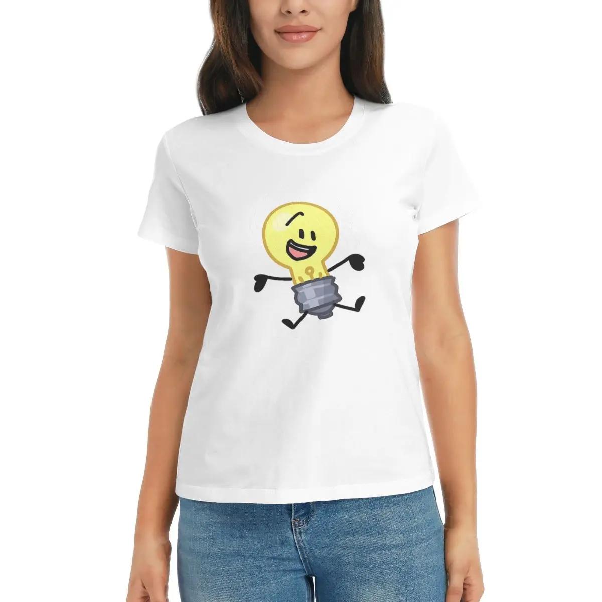 

Women TShirt BFDI Inanimate Insanity All Characters Summer Short Sleeve Tees Round Neck T Shirts Clothes Tops Streetwear S