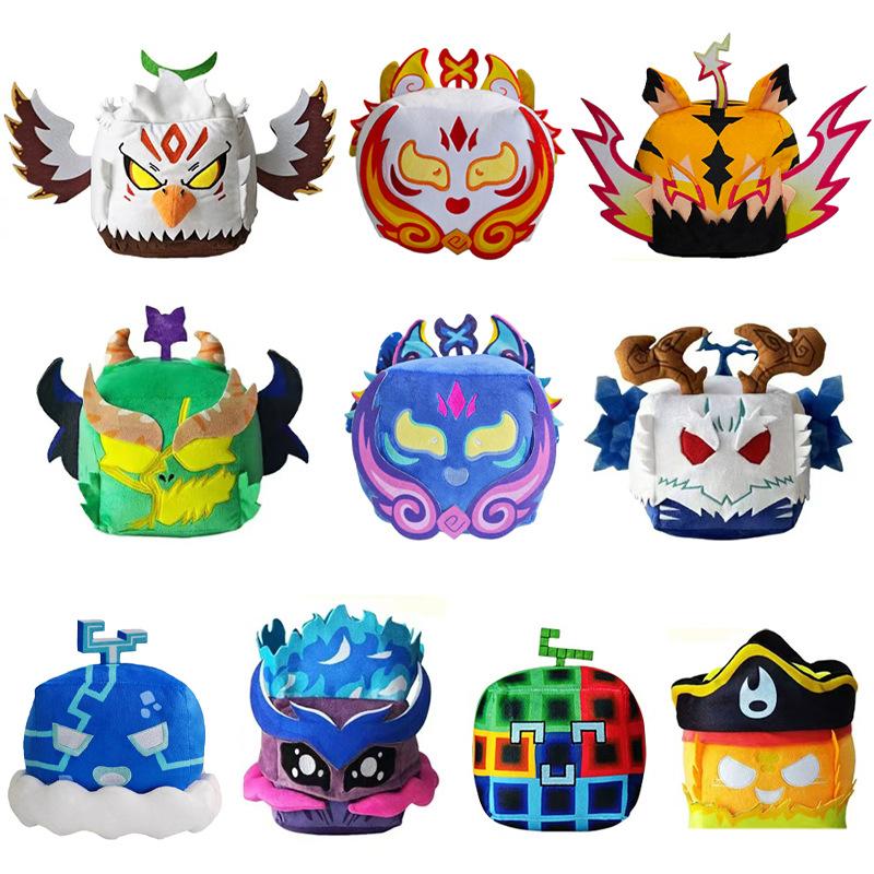 Blox Fruits box plush Toys Anime Game blox fruit Plushie Doll Soft Stuffed Pillow Birthday Christmas Gift Home Decoration Figure
