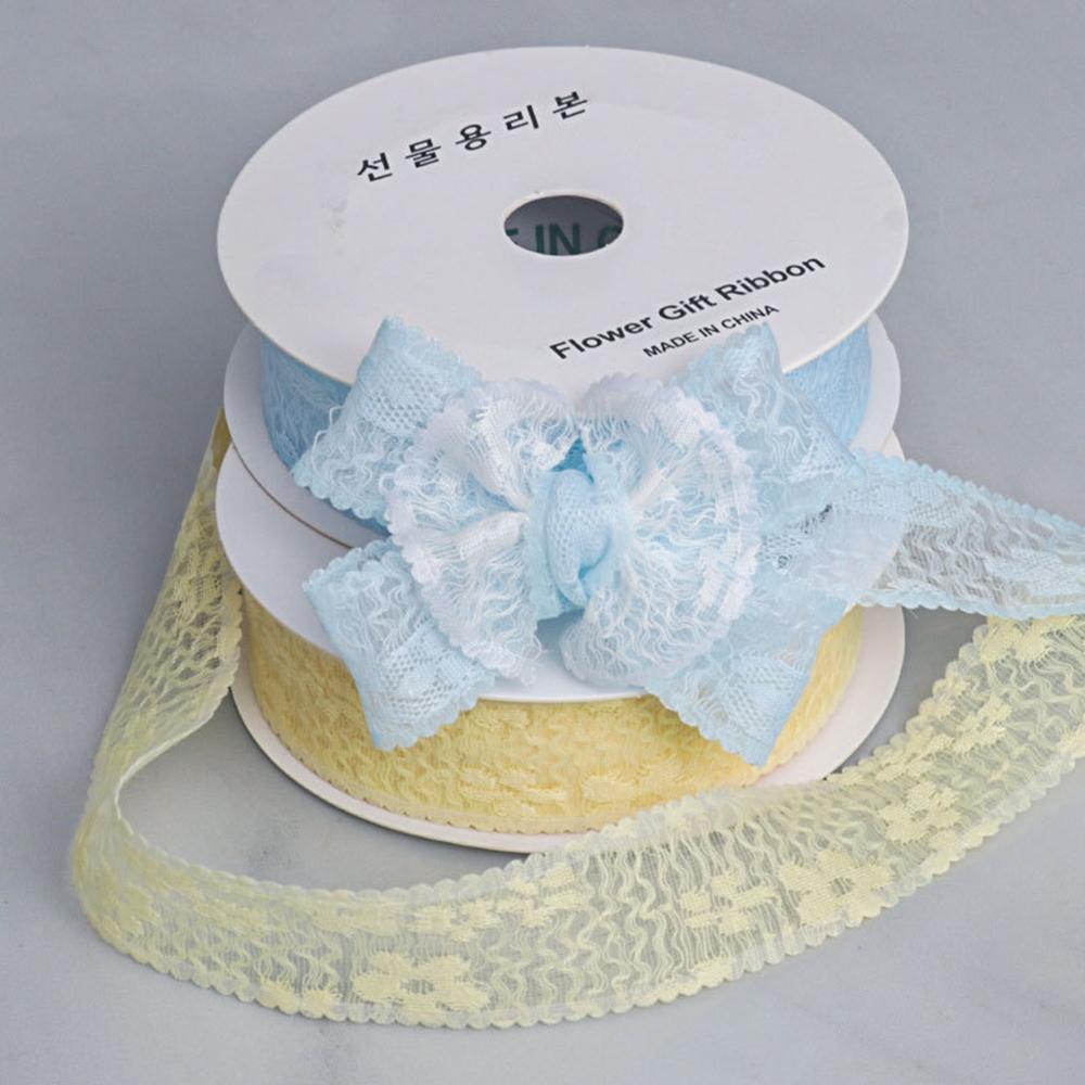 Handmade Macaron Lace Ribbon Party Decorations Gifts Box Packaging Ribbons Valentine's Day Decor