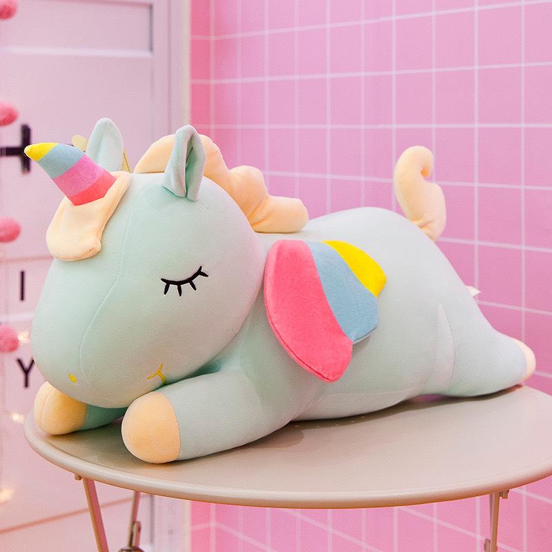 Party Style Unicorn Doll Plush Toy Large Sleeping Pillow Rag Doll Children's Gift Doll