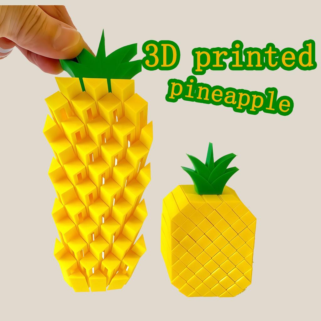 3D Printed Stretchable Toys For Kids Fruit Fun Models Decompression Simulation Puzzle Playhouse Simulation Educational Toy