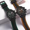 Multifunctional Air Watch Waterproof Quartz Watch Sports Glow-in-the-dark Silicone Band Men's Watch
