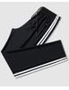 Navy Blue Ultra-Thin School Uniform Pants with Two White Stripes for Students