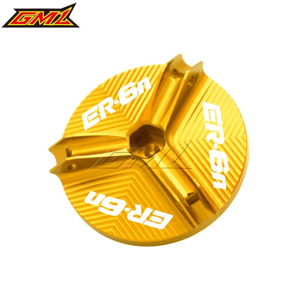 Accesorii Motocicletă CNC Șurub Drenaj Ulei Motor Piuliță Carter Capac Cupă Capac Umplere Ulei Pentru Kawasaki ER6N ER-6N ER 6 N 2006-2016