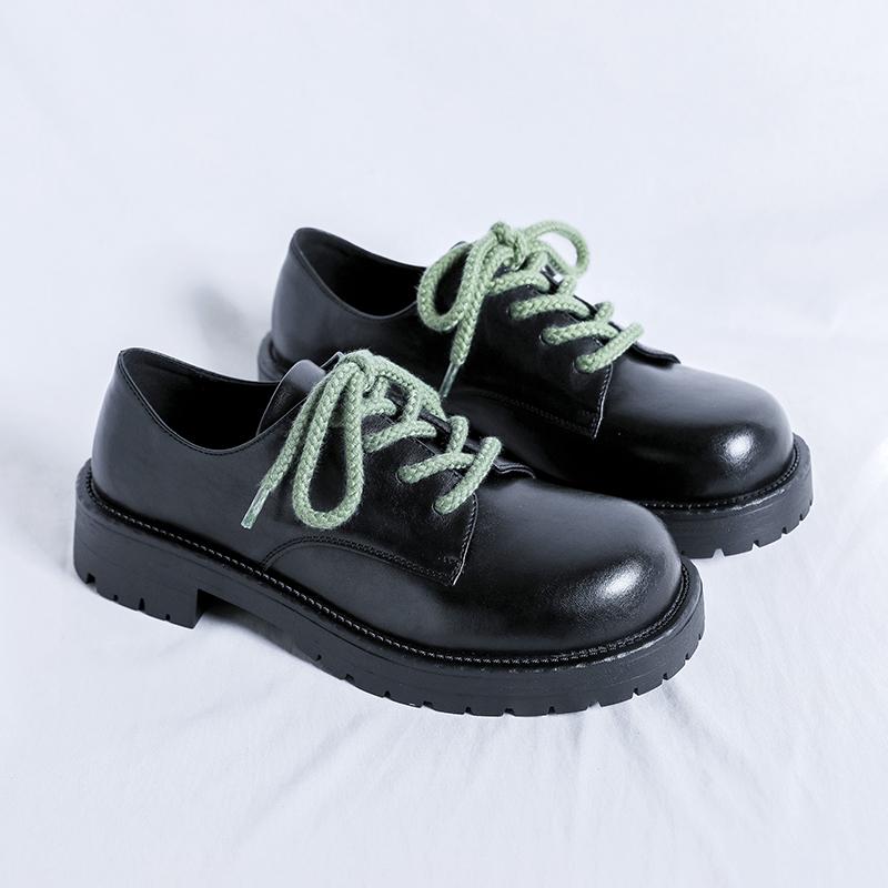 Fashion Italian Casual Leather Mens Debi Shoes British Style Round Toe Fashion Oxford Shoes 2025 New Genuine Leather Office Walking Shoe