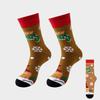 7 Pairs New Arrival Autumn Winter Women Socks Cotton Long Christmas Socks Casual Men's Socks Santa Claus Christmas Gift 36-45