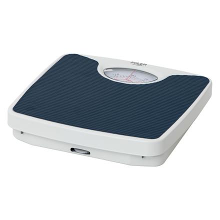 Adler | Mechanical Bathroom Scale | Ad 8151B | Maximum Weight (Capacity) 130 Kg | Accuracy 1000 G | Blue/White