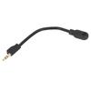 Ersatz-Spielmikrofon mit Schaumstoffabdeckung 3,5-mm-Klinke Geräuschunterdrückung Abnehmbarer Mikrofonarm für kabelloses Gaming-Headset