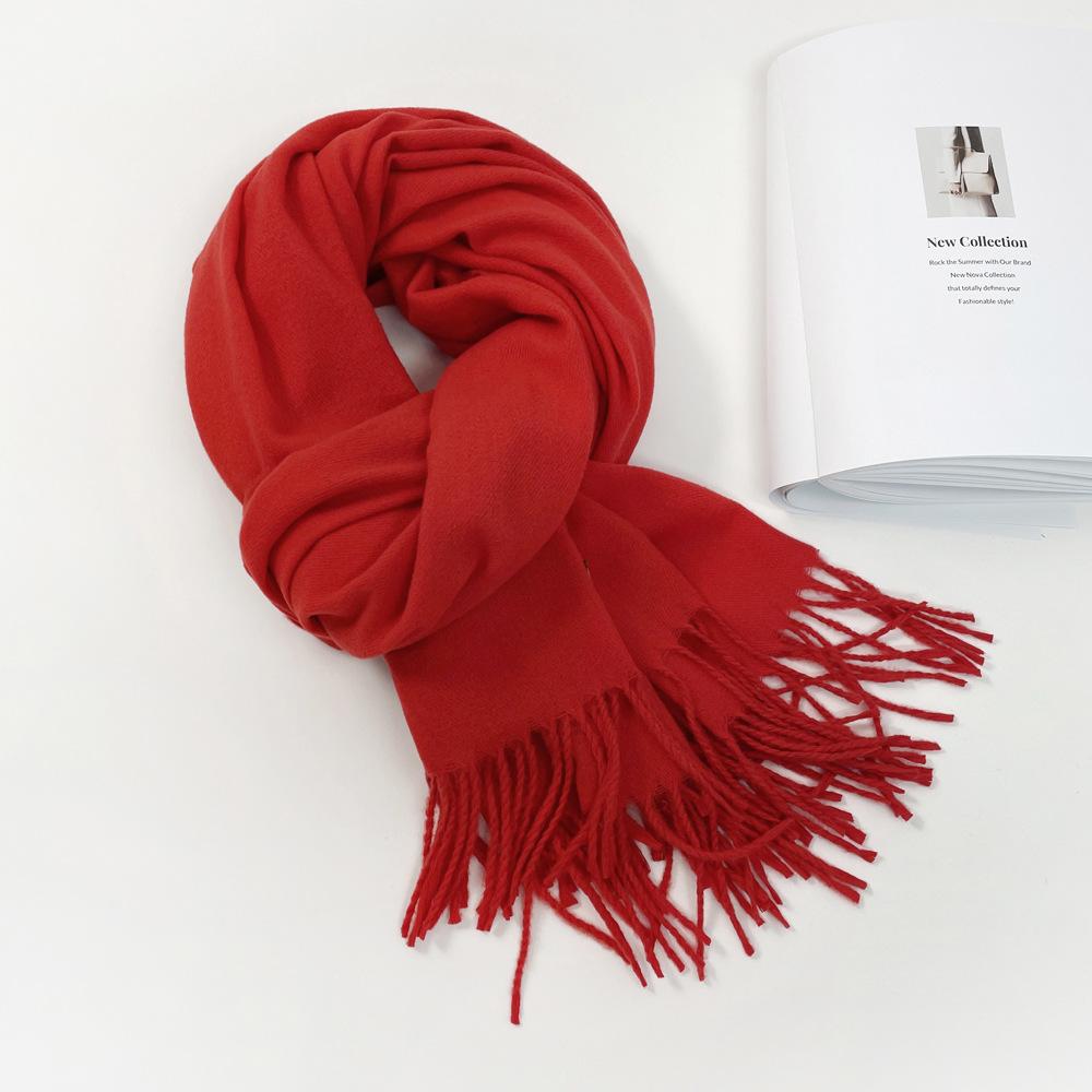 Čtyři roční období k dispozici Nový dámský všestranný kabát na vlasy Imitace kašmírové šály Teplá střední šála šál