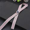 Trendy Long Ribbon Bow Tie Accessories: Casual and Stylish Strip Ornaments