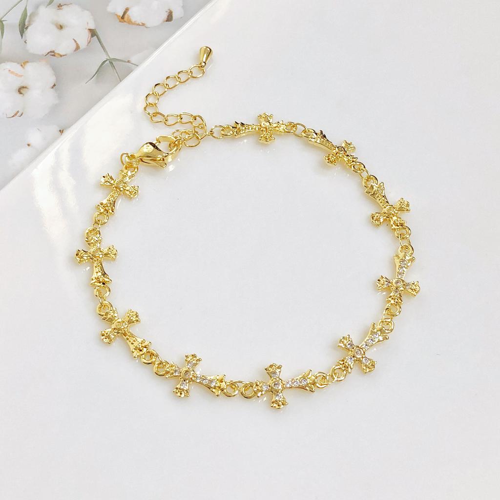 New Arrival Gold-Plated Animal Turtle Butterfly Leaf Zirconia Adjustable Bracelet for Women Girls Fashion Party Jewelry Gift