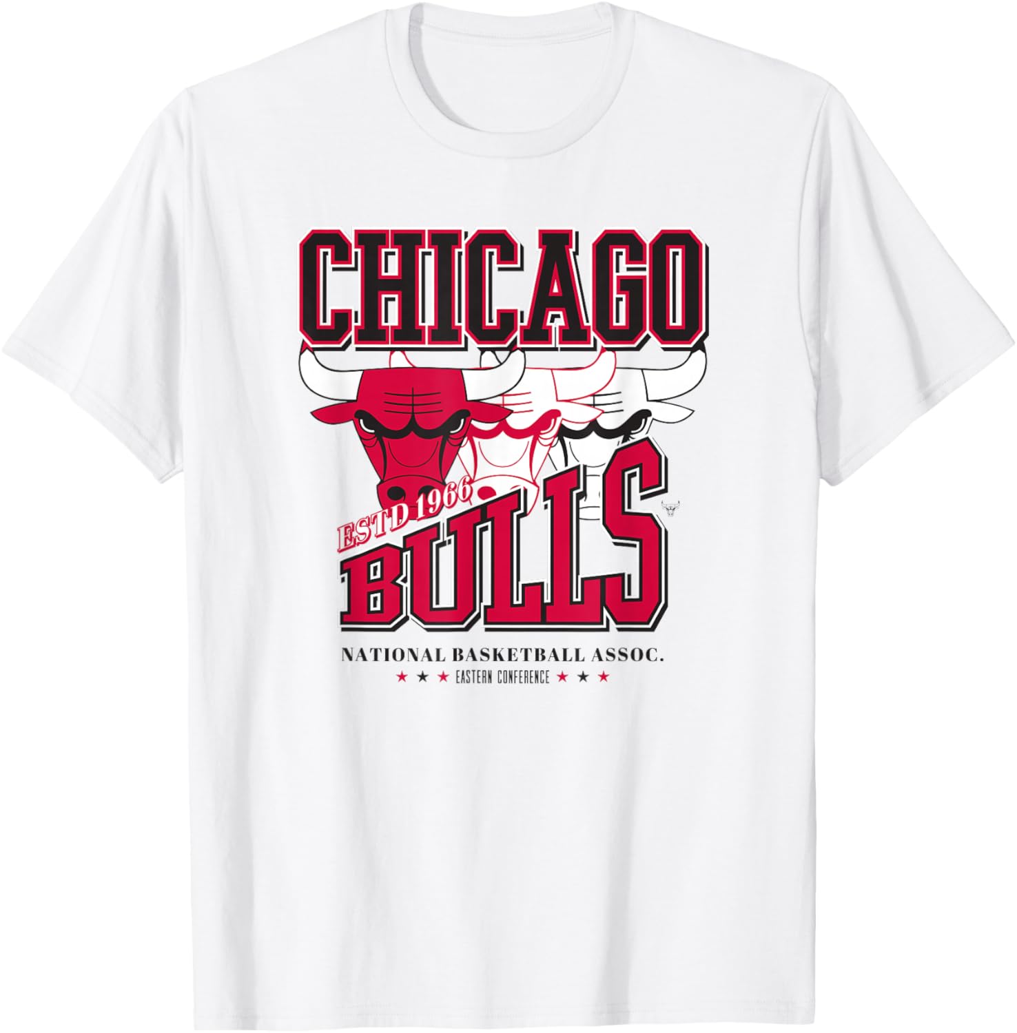 Официальная футболка Chicago Bulls Triple Threat НБА S разноцветный