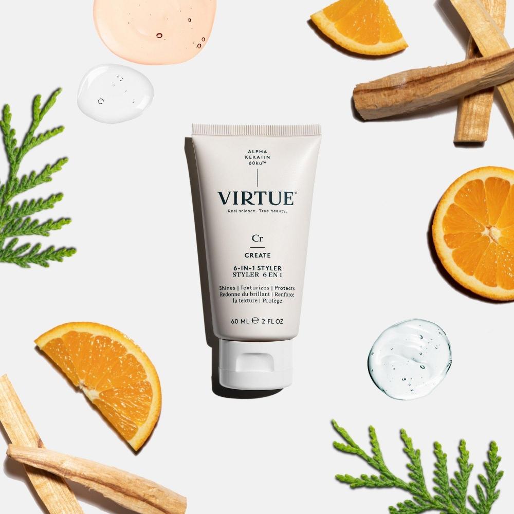 VirtuE TravEl SizE 6 In 1 vitamIn E Hair smoothIng stylEr 2.0 Oz