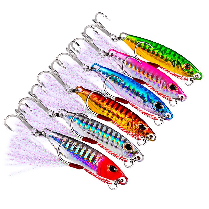 Laser Iron Plate Fishing Lure - Long Cast Metal Bait for White Fish, Fishing Tackle, Rod Lure