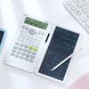 2 In 1 Scientific Calculator 6-inch Large Screen Display Function Calculators with Tablet Erasable Foldable