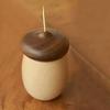 Wooden Toothpick Holder Creative Mushroom Shape Desktop Storage Container Home Furniture Decorative Small Item Organizer