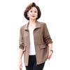 2025 Autumn Style Turn-Down Collar Jacket for Middle-Aged Women