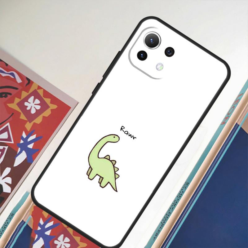 Cute Dino Aesthetic Dinosaur For Xiaomi 11T 12T 13 Pro 12 11 Lite Phone Case For POCO F5 X5 Pro F4 X4 GT F3 M5 X3 Pro