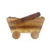 Pastoral Style Wooden Train Flowerpot Vintage Personality Plant Pot Creative Cartoon Flower Vase Living Room