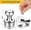 50/2PCS Mini Metal Magnetic Pins Strong Magnets Pushpins Thumbtacks Hooks for Home Fridge Office School Whiteboard Storage Tools
