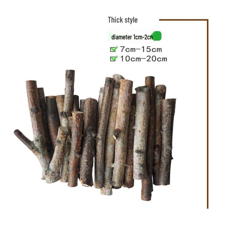 

Handmade Forest-Style Creative Landscaping Tree with Dry Branches & Natural Silk Flowers
