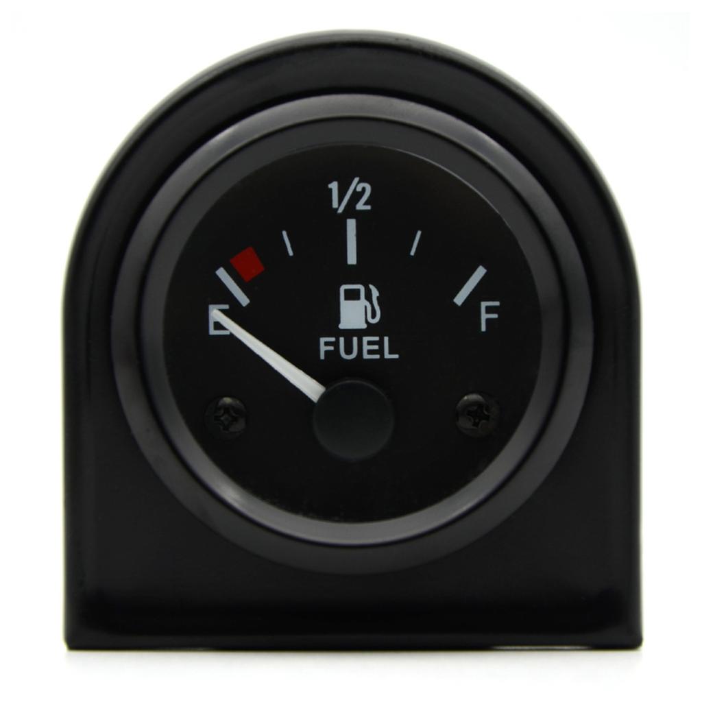 52mm Fuel Level Gauge Universal E 12 F Pointer Waterproof Oil Level Meter for Boat Yacht Truck