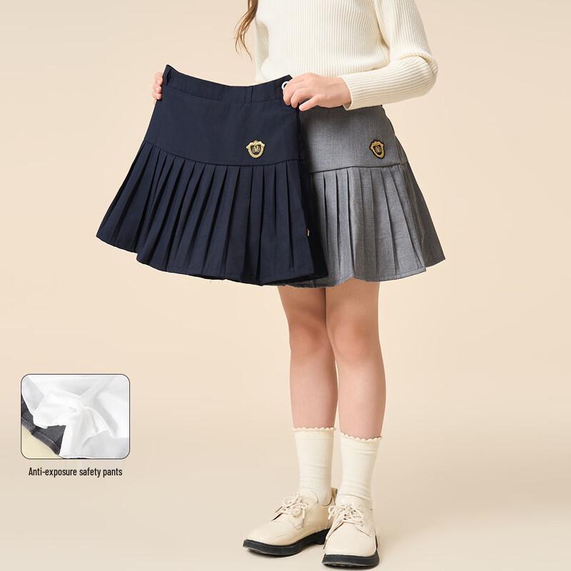 Montagut Girls  High-Waist Pleated Summer Skirt 130