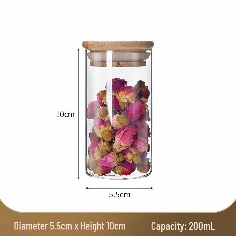 Glass Food Storage Jar 200ml