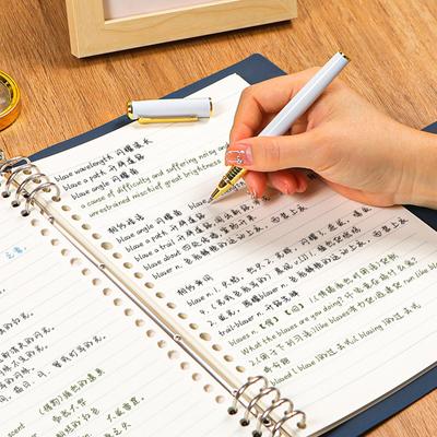 Quality Smooth Writing Paper Materials Customizable Page Refillable Notebook Detachable Rings Binder B5 Size Notebook
