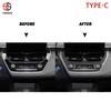 Car Air Conditioning Panel Trim Carbon Fiber Cover Sticker For Toyota Corolla 2019 2020 2021 2022 2023 2024 Accessories