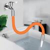 Faucet Extension Extender Kitchen Sink Bathroom Adjustable Free Bending Splashproof 360 Degree Extension Tube Water Tap Adapter