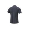 Li-Ning Fitness Series Simple Solid Color Casual Polo Shirt Men Tops Cool-Black APLU255-3