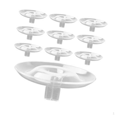 10 Pieces Floating Flower Holder Display Desk DIY Gift Simple Stem for Home