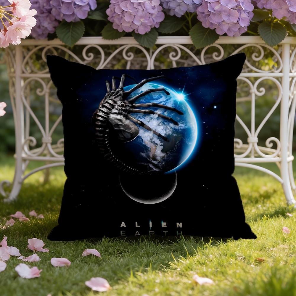 A-AlienS Movie E-Earth Cushion Cover Home & Car Dual-Scene Pillow Cover: Reversible for Premium Comfort