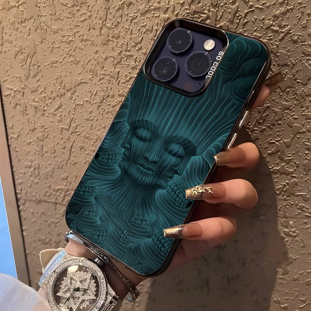 Ferramenta T para Pulseira Schism Para iPhone 17,16,15,14,13,12,11,Mini,Pro,E,SE4,XS,MAX Capa Preta à Prova de Choque Doce Fosca