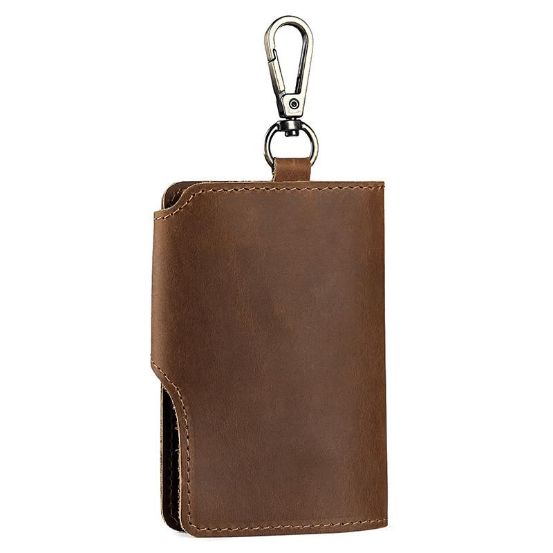 Ferghana Leather Key Wallet With Card Holder For Men And Women Daily Use