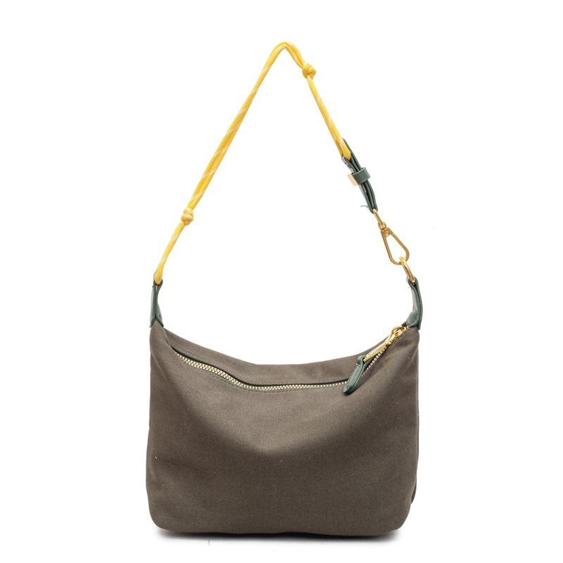 

Универсальная сумка-мессенджер, однотонная, портативная, на плечо, модная, для пары, подмышечная сумка-тоут зелёный