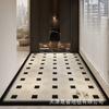 Modern Minimalist Entrance Door Mat Hallway Non-Slip Thick Floor Rug Easy Clean Nordic Style Multiple Sizes Colors