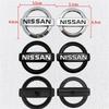 AUW3  51mm/55mm For Nissan Qashqai J11 Altima Sylphy X-Trall Tiida Bluebird Sunny Car Steering Wheel Center Badge Emblem Sticker Cover