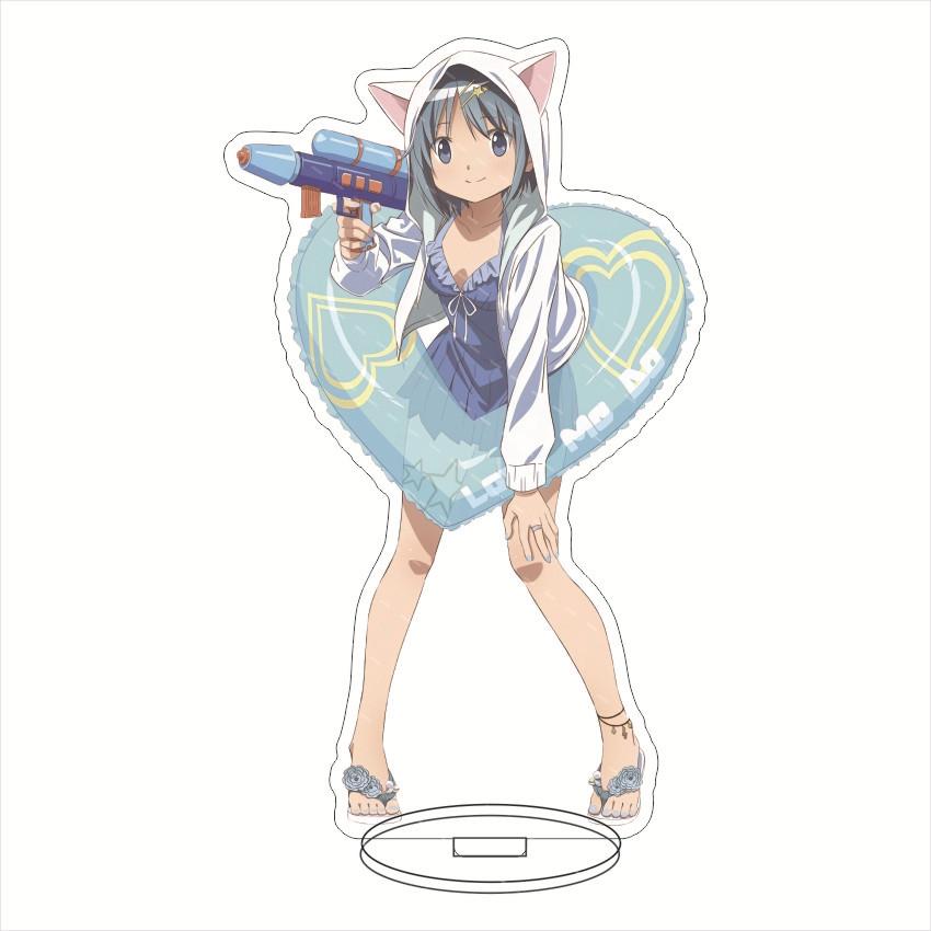 Anime Puella Magi Madoka Magica Brand Water Gun Kagami Round Acrylic Stand Model Ornament Accessories Goods Collection Gifts