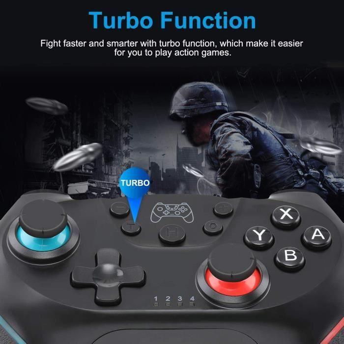 Wireless Controller for Nintendo Switch, Bluetooth Switch Pro Controller Black