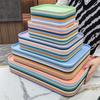 Nordic Style Rectangular Plastic Serving Tray